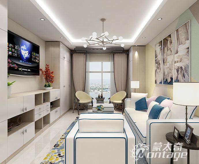 73㎡現(xiàn)代簡約風格，時尚大氣